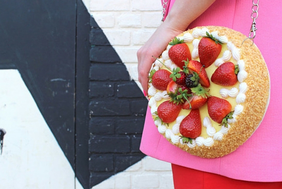 Cheesecake purse 