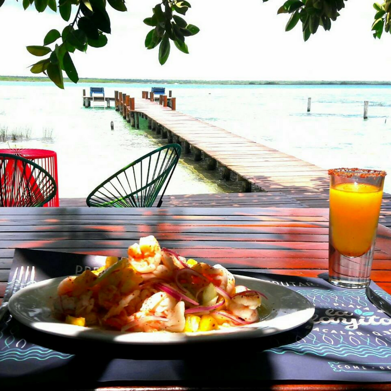 La playita bacalar aguachile