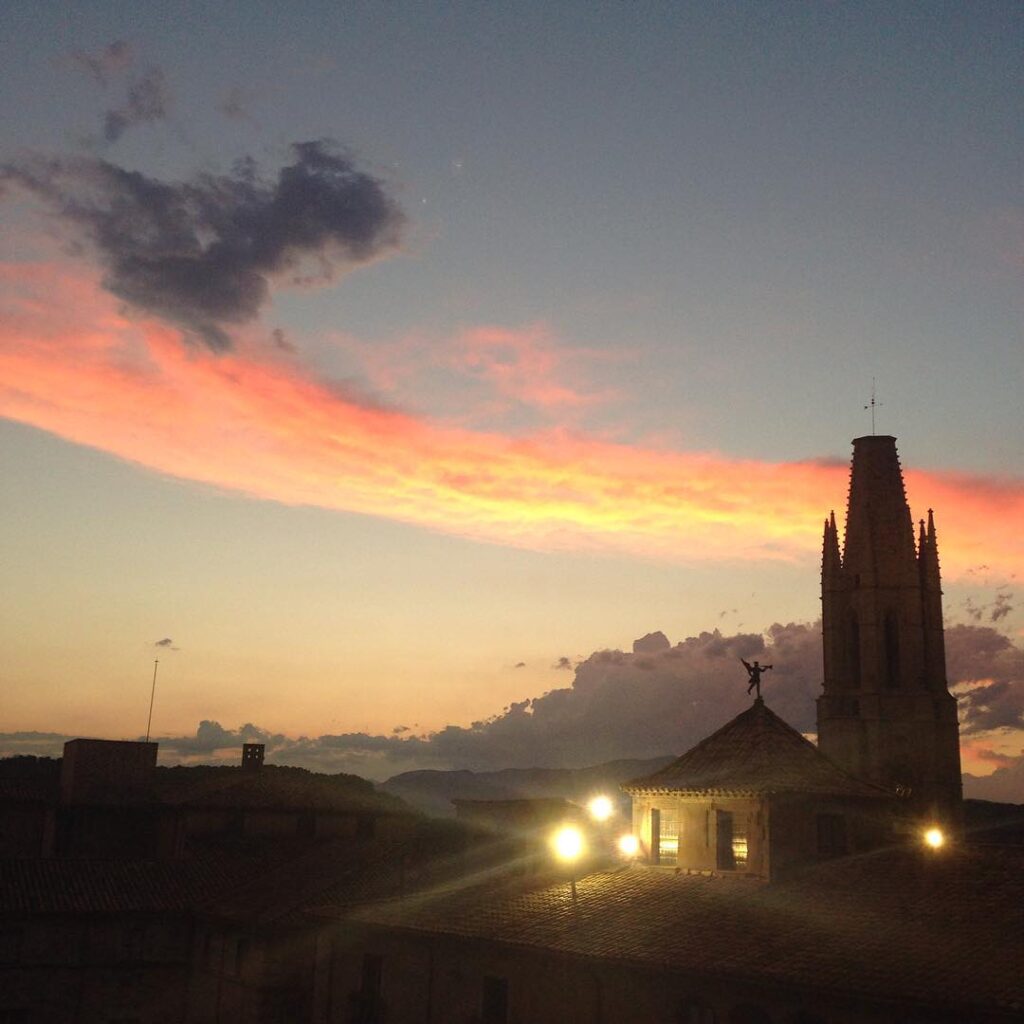 Atardecer en Girona